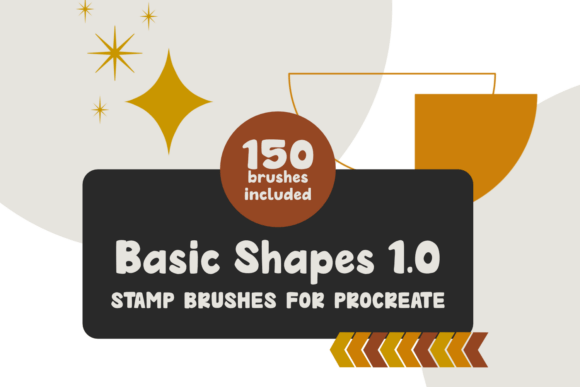 Download Procreate Basic Shapes 1.0 Stamp Brushes - Stamp Collection