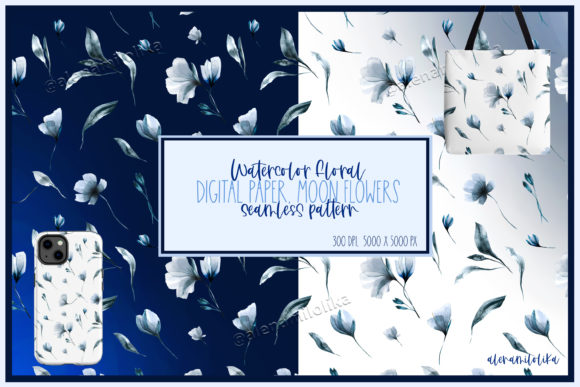Download Watercolor Floral Seamless Pattern Paper - Floral Collection