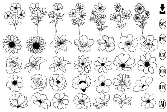 Download Flowers Svg Bundle, Flower Svg, Floral - Floral Collection