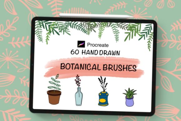 Download Botanical Procreate Brush Stamps - Stamp Collection