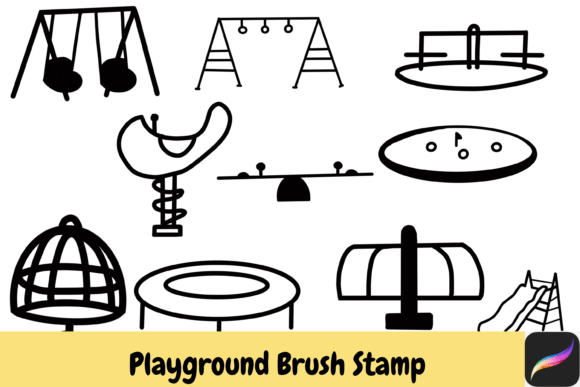 Download Playground Procreate Brush Stamps IPAD - Stamp Collection