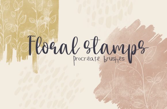 Download Floral Stamps Procreate Brushes - Stamp Collection