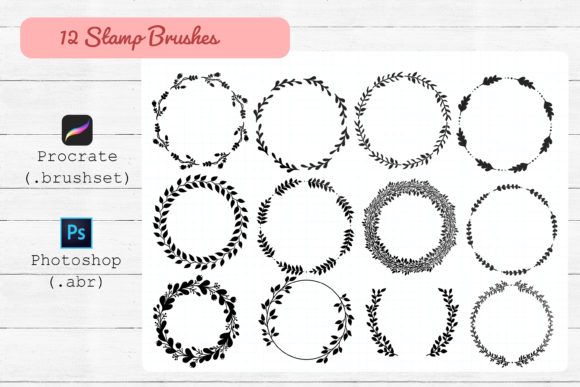 Download Procreate and Photoshop Stamp Brushes. - Stamp Collection