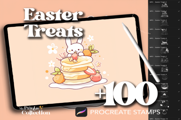Download 100+ Procreate Easter Treats Stamps - Stamp Collection