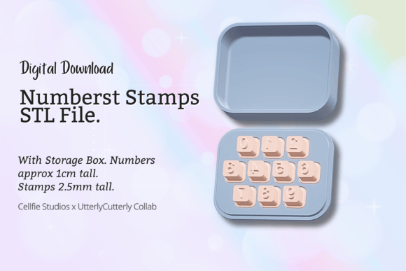 Download Number Stamps- Lower Case - Digital&nbsp; - Stamp Collection