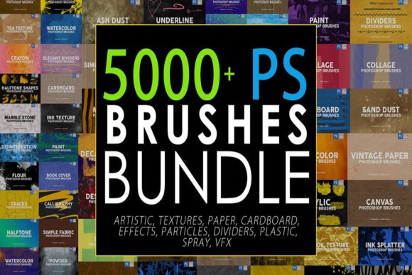 Download 5000+ Photoshop Stamp Brushes Bundle - Stamp Collection