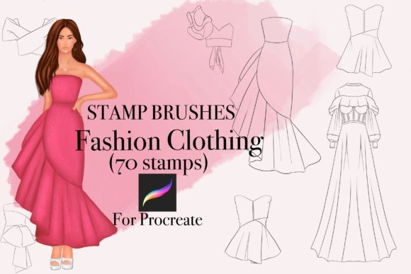 Download Clothing Stamp for Procreate - Stamp Collection