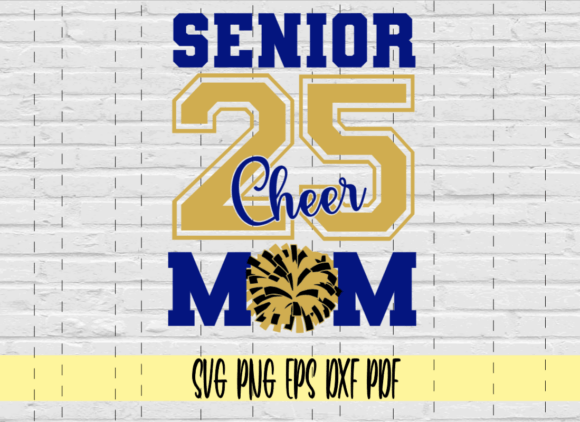 Download Senior Cheer Mom 2025 with Pom Poms - Pom poms Collection
