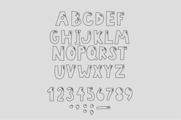 Download Vector Capital Letter Font with Kids - Capital letter Collection