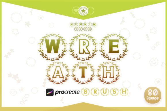 Download Procreate Brush Wreath Floral Alphabet - Floral Collection