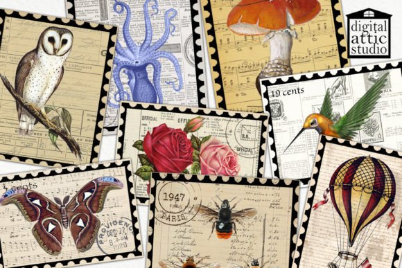 Download Vintage Variety Stamps - Stamp Collection