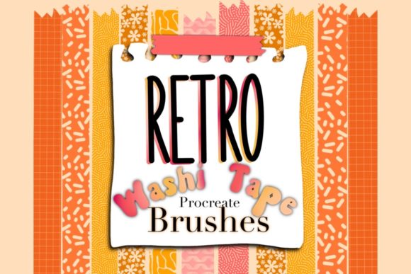 Download Procreate Washi Tape Brushes Paper Stamp - Stamp Collection