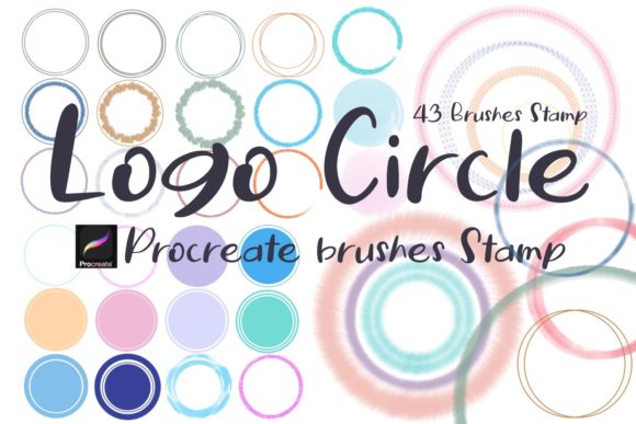 Download Procreate Brushes Stamp Logo Circle - Stamp Collection