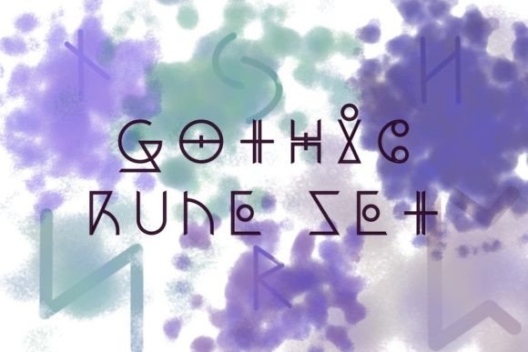 Download Procreate Stamps - Gothic Rune Set - Stamp Collection