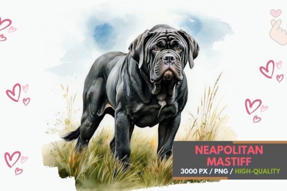 Download Majestic Neapolitan Mastiff Clipart - Mastiff Collection