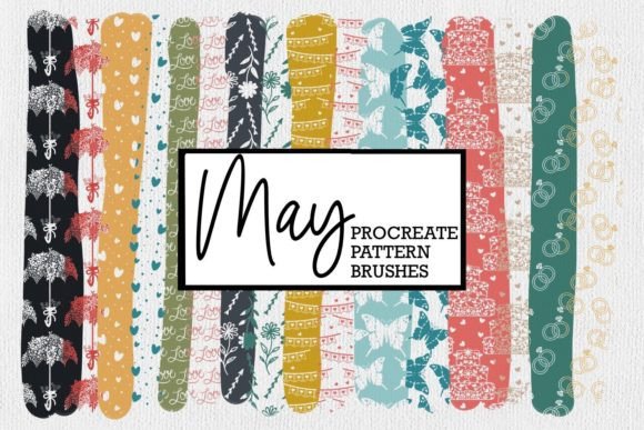 Download Floral Procreate Pattern Brushes | Weddi - Floral Collection