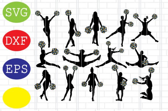 Download Cheerleader Svg, Cheer Pom Poms Svg - Pom poms Collection