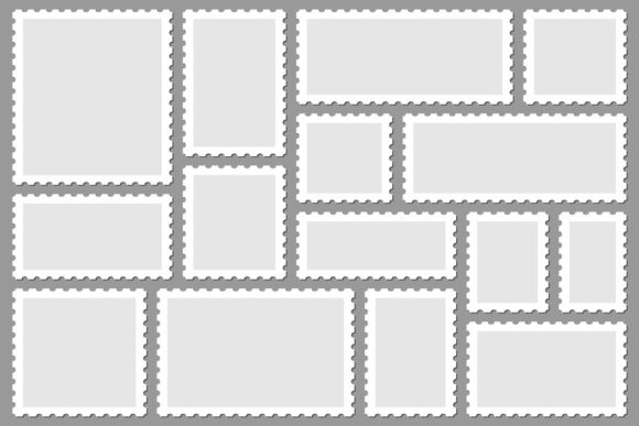 Download Postcard Stamp Frames - Stamp Collection