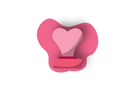Download Valentine Flat Icon Heart Stamp - Stamp Collection