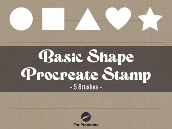 Download 5 Basic Shapes Procreate Brush Stamp - Stamp Collection