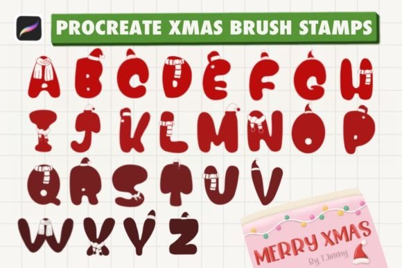 Download Procreate Xmas Brush Stamps - Stamp Collection