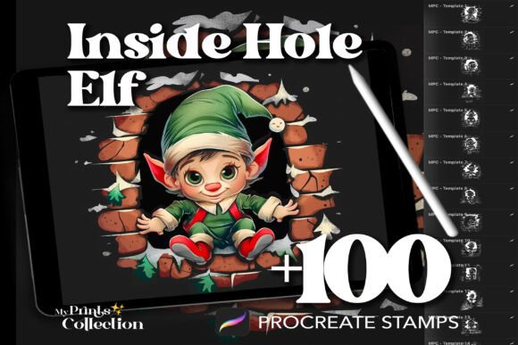 Download 100+ Procreate Inside Hole Elf Stamps - Stamp Collection
