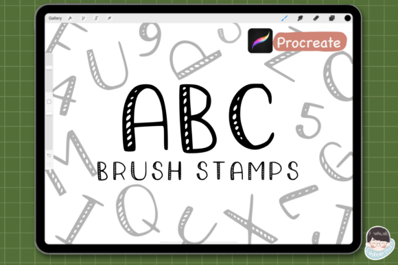 Download ABC Brush | Procreate Stamps - Stamp Collection