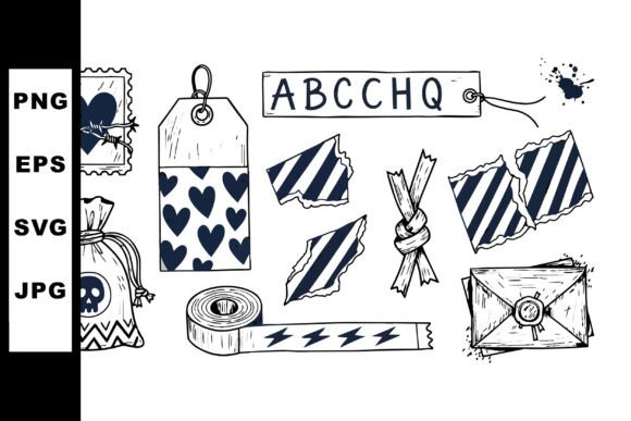 Download Grunge Heart Stamp SVG Set - Stamp Collection