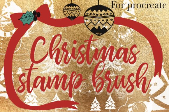 Download Christmas Procreate Stamp Brush - Stamp Collection