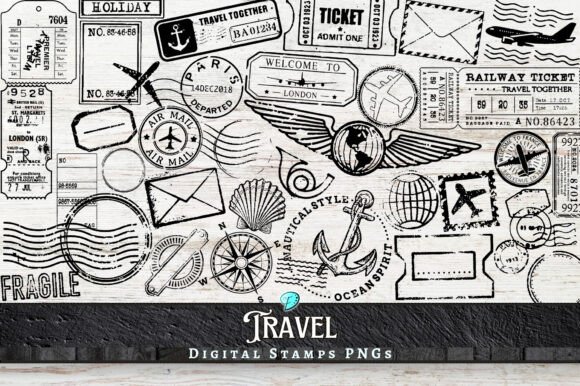 Download Travel Digi Stamps Transparent PNGs - Stamp Collection